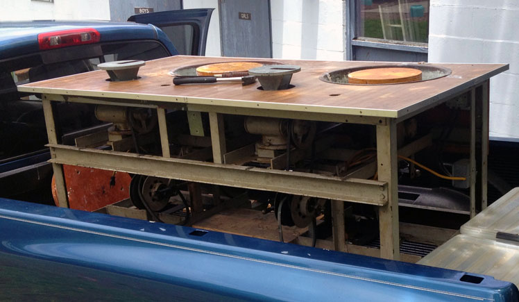 Grinding Machine Leaving